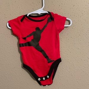 Baby Air Jordan Onesie size 3M.